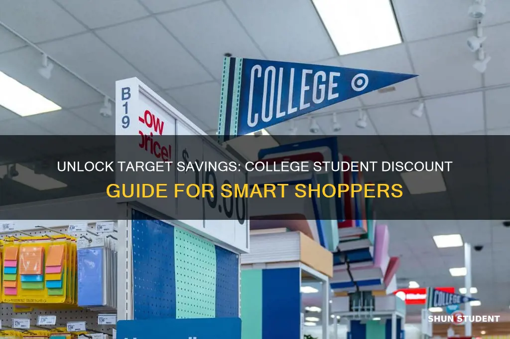 how to get college student discount at target