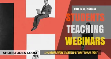 Engage and Empower: Strategies for College Students to Host Webinars