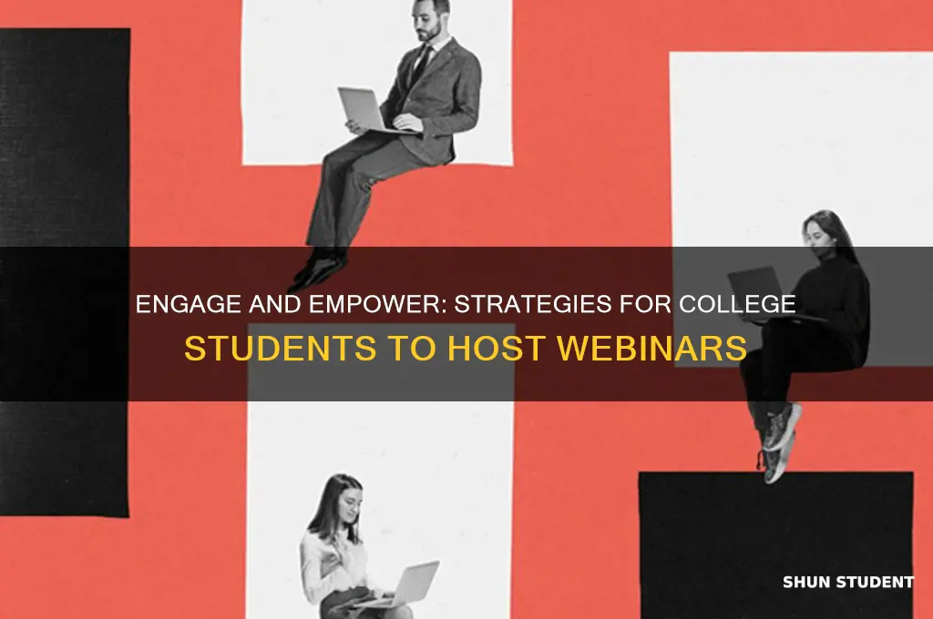 how to get college students teaching webinars