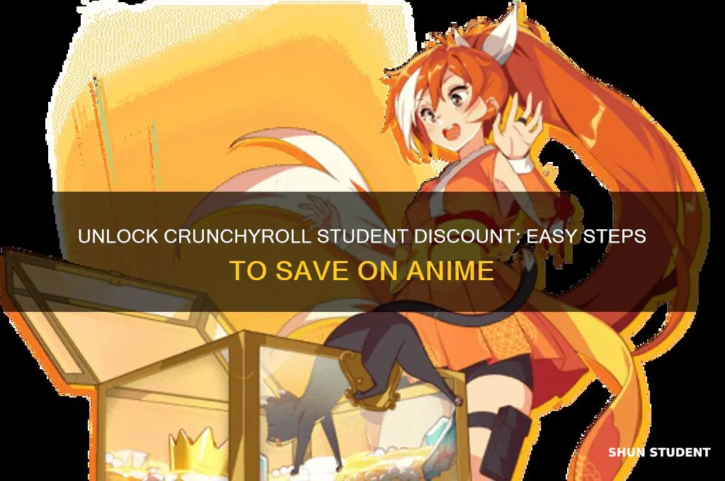 how to get crunchyroll student discount