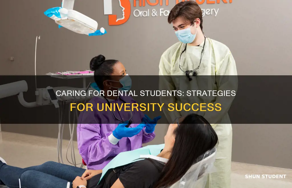 how to get dentistry university students care