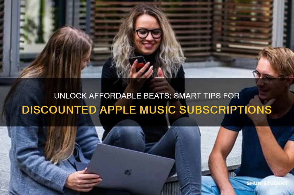 how to get discounted apple music