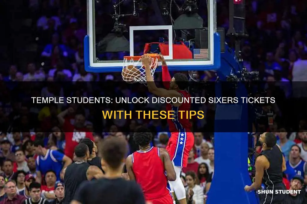 how to get discounted sixers tickets as temple student
