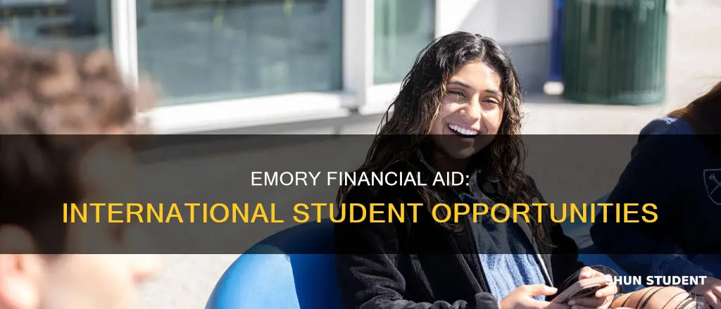 how to get financial aid at emory for international students