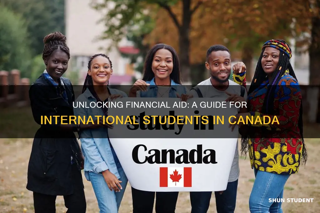 how to get financial aid for international students in canada