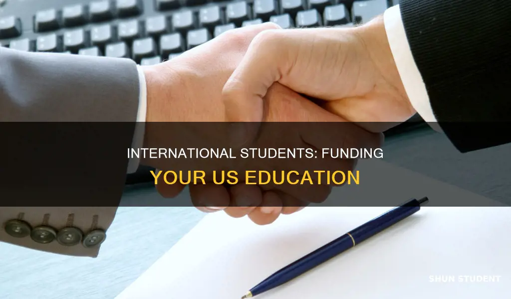 how to get funds in usa for international student
