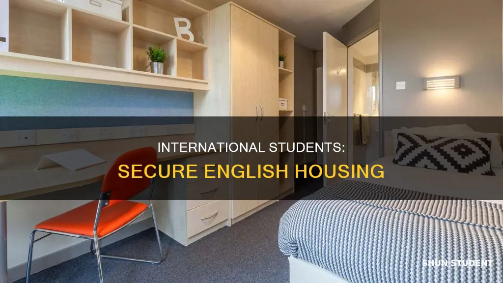 how to get housing in england as an international student