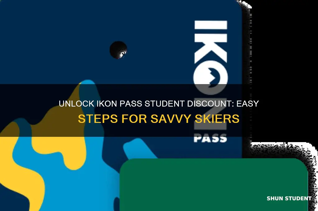 how to get ikon pass student discount