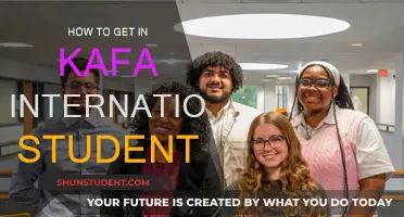 Strategies for International Students to Get into KAFA