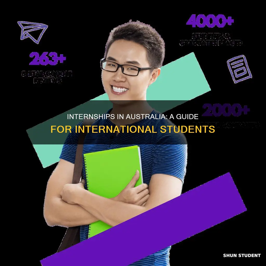 how to get internship in australia for international students
