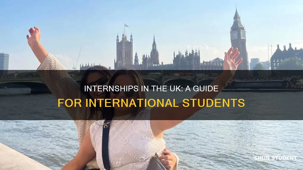 how to get internship in uk for international students
