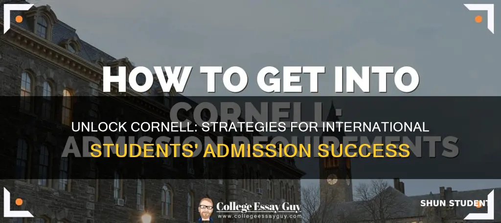 how to get into cornell university as an international student