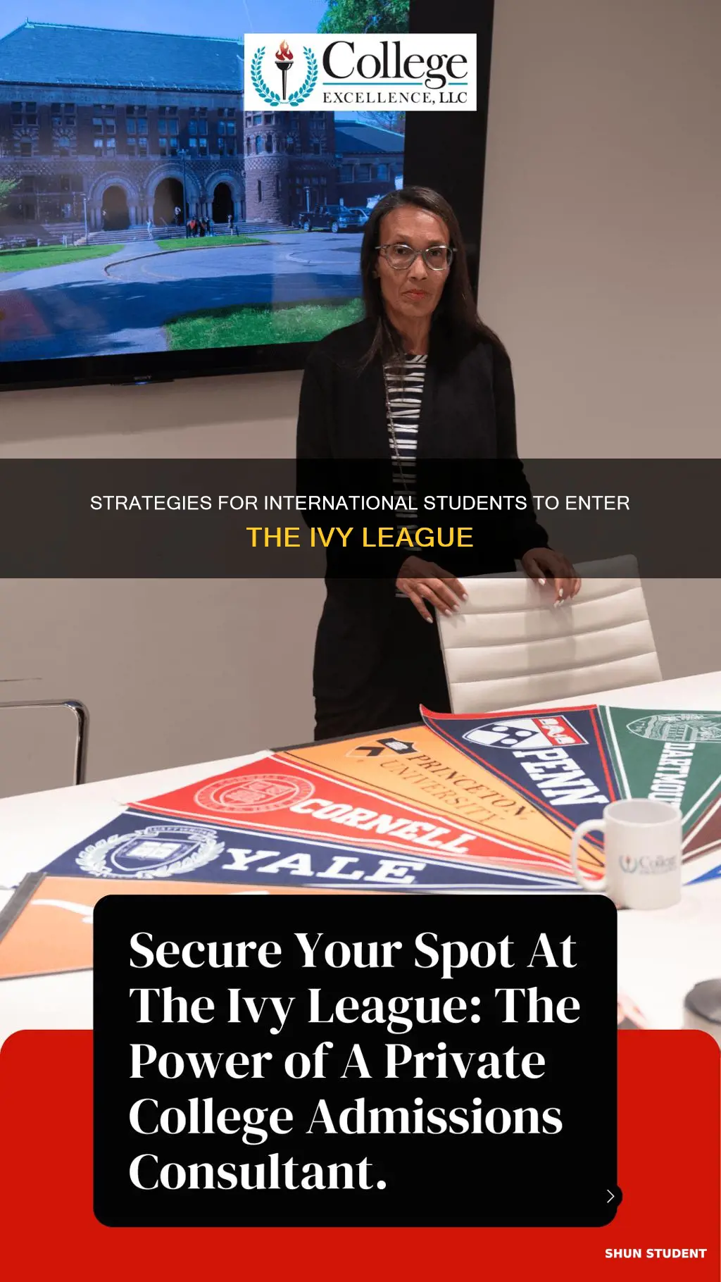 how to get into ivy league as an international student