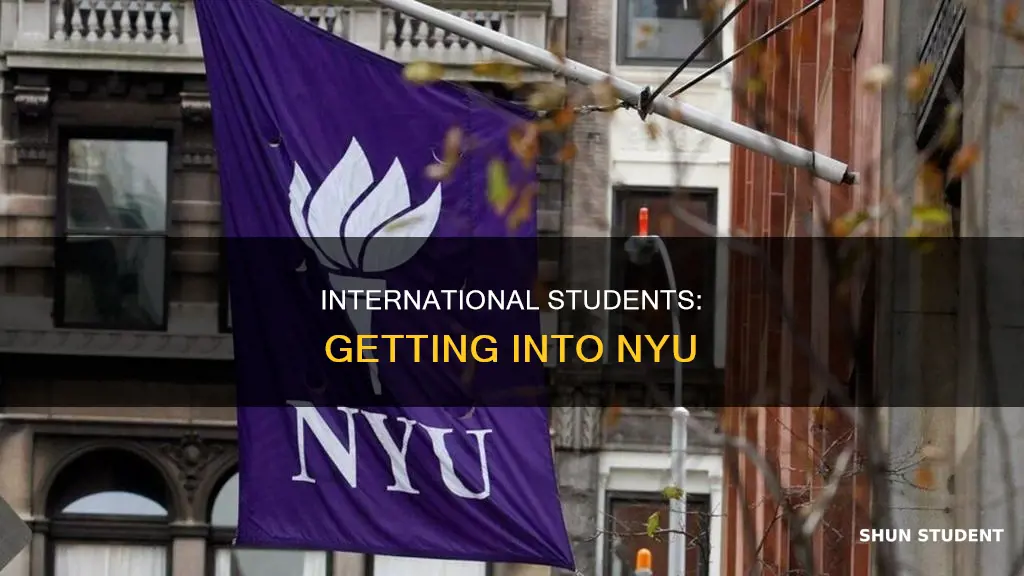 how to get into nyu as an international student