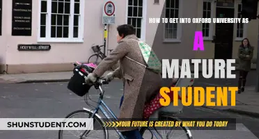 Strategies for Mature Students to Enter Oxford University