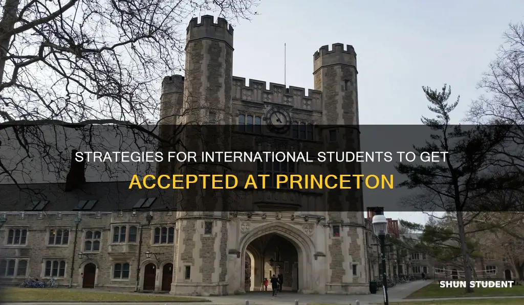 how to get into princeton as an international student