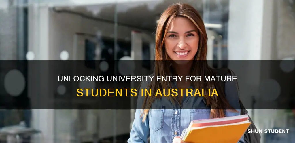 how to get into university as a mature student australia