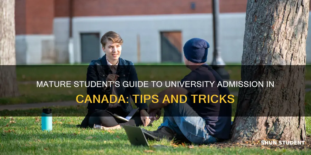 how to get into university as a mature student canada