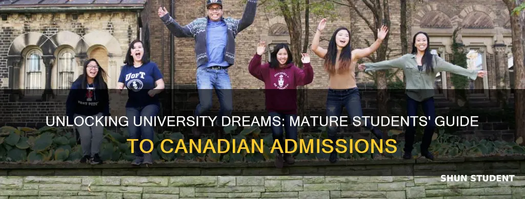 how to get into university as a mature student canada