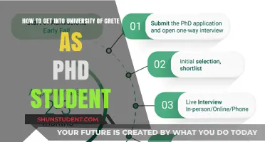 Get Accepted to the University of Crete for Your PhD