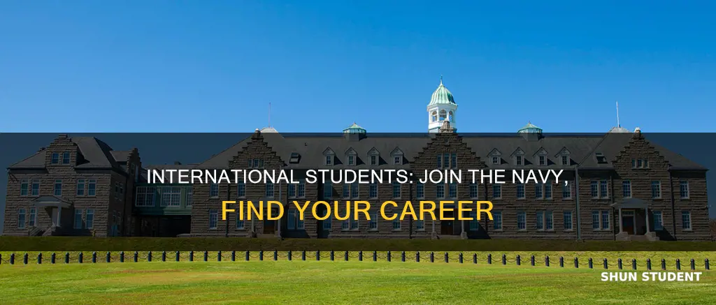 how to get job in navy as international student