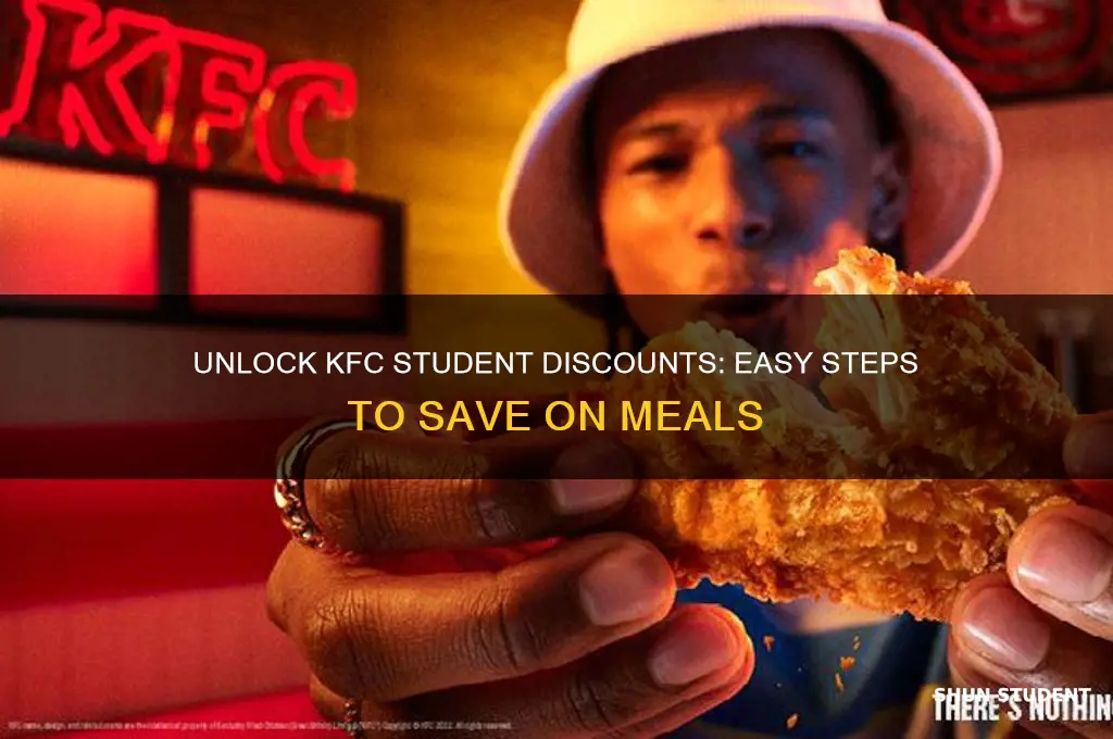 how to get kfc student discount