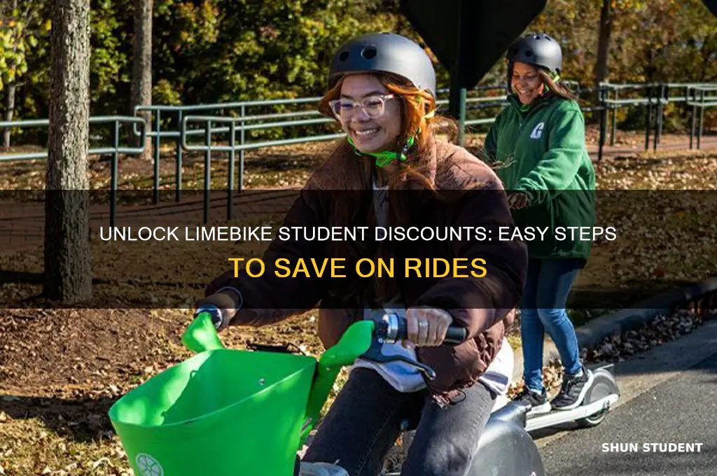 how to get limebike student discount