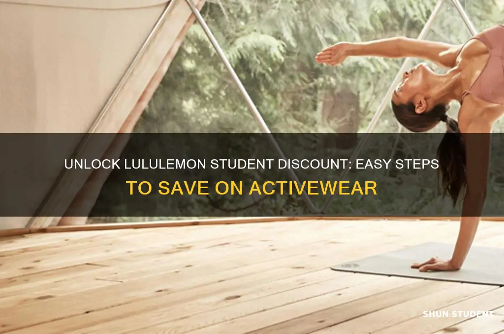 how to get lululemon student discount