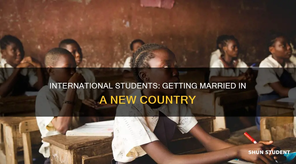how to get married international student