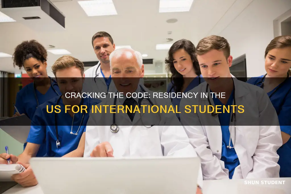 how to get medical residency in usa for international students