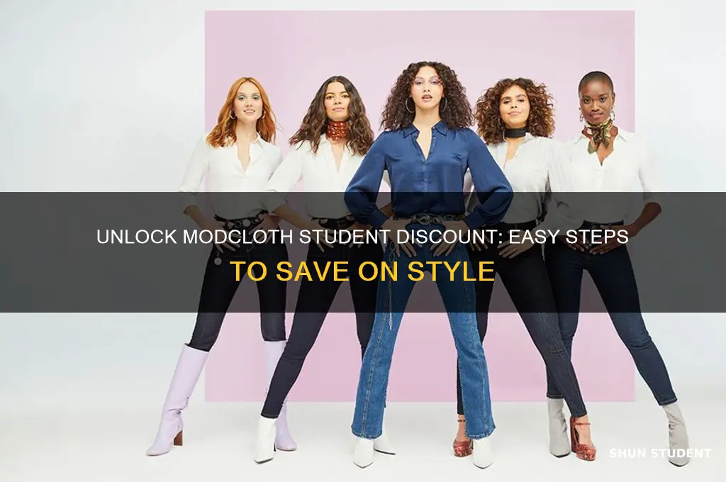 how to get modcloth student discount