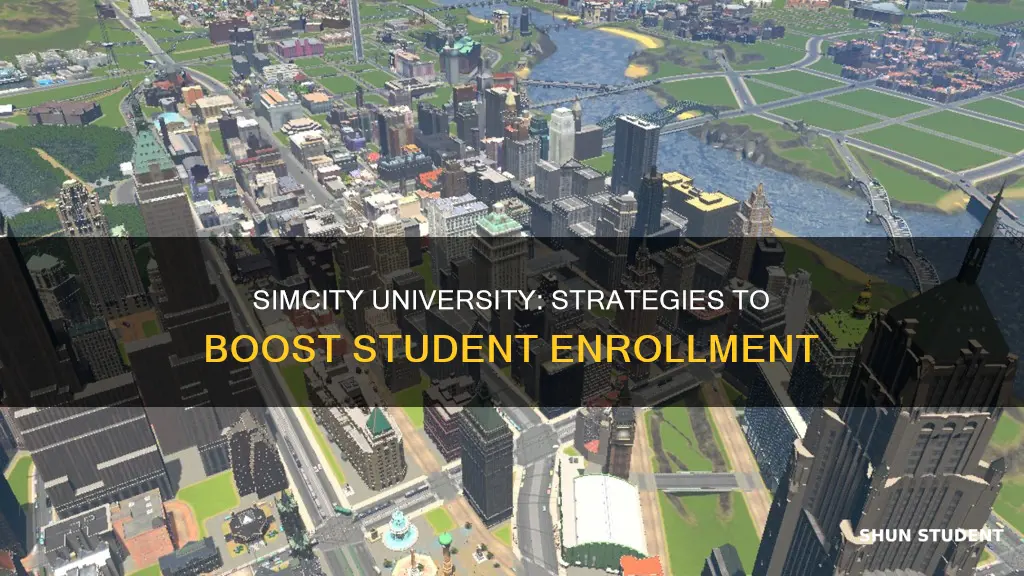 how to get more students in university simcity