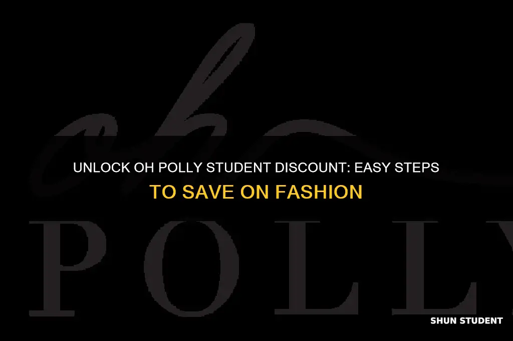how to get oh polly student discount