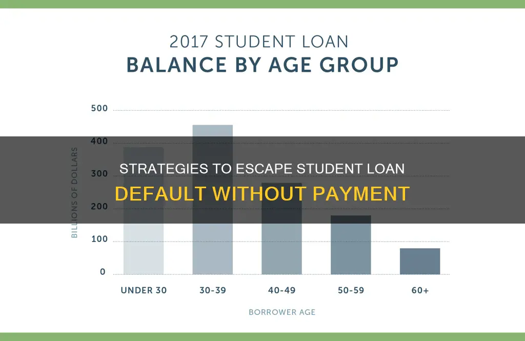 how to get out of student loan default without paying