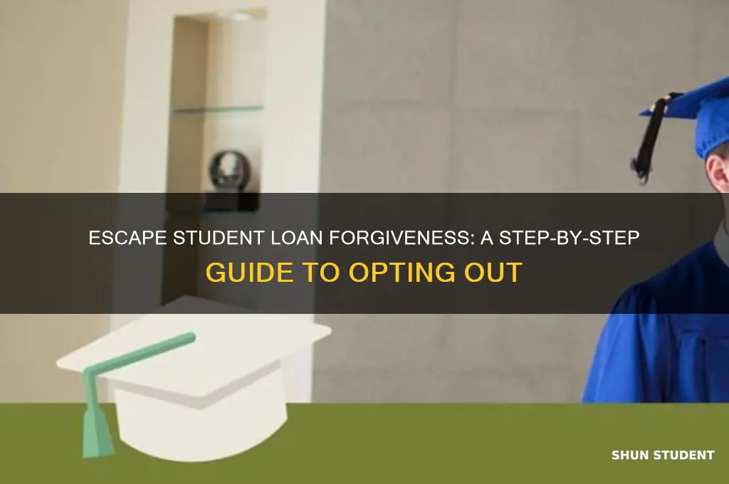 how to get out of student loan forgiveness plan