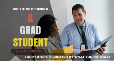 Escape the Classroom: Grad Student Strategies to Transition Beyond Teaching