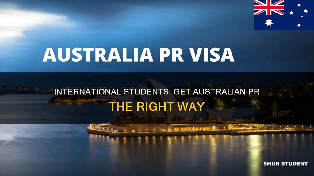 how to get pr in australia as an international student