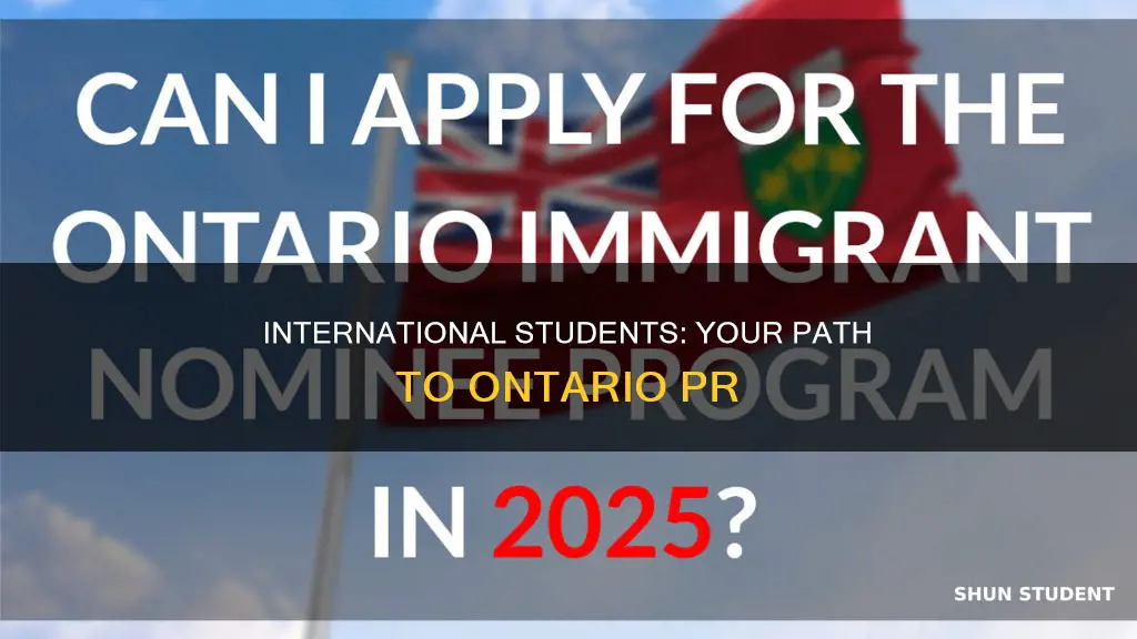 how to get pr in ontario for international students
