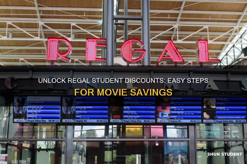 how to get regal student discount