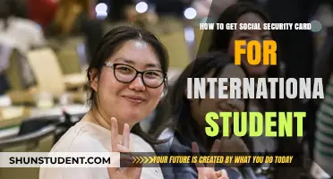 International Students: Getting Your Social Security Card