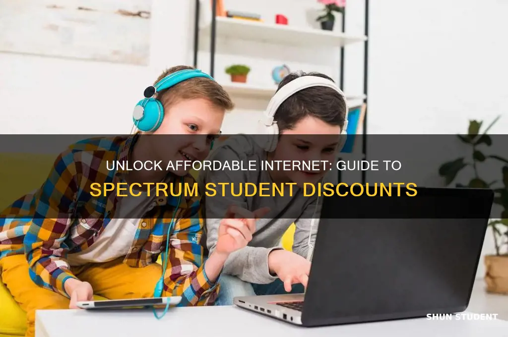 how to get spectrum student discount