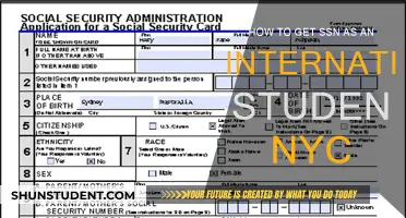 International Students: Getting an SSN in NYC