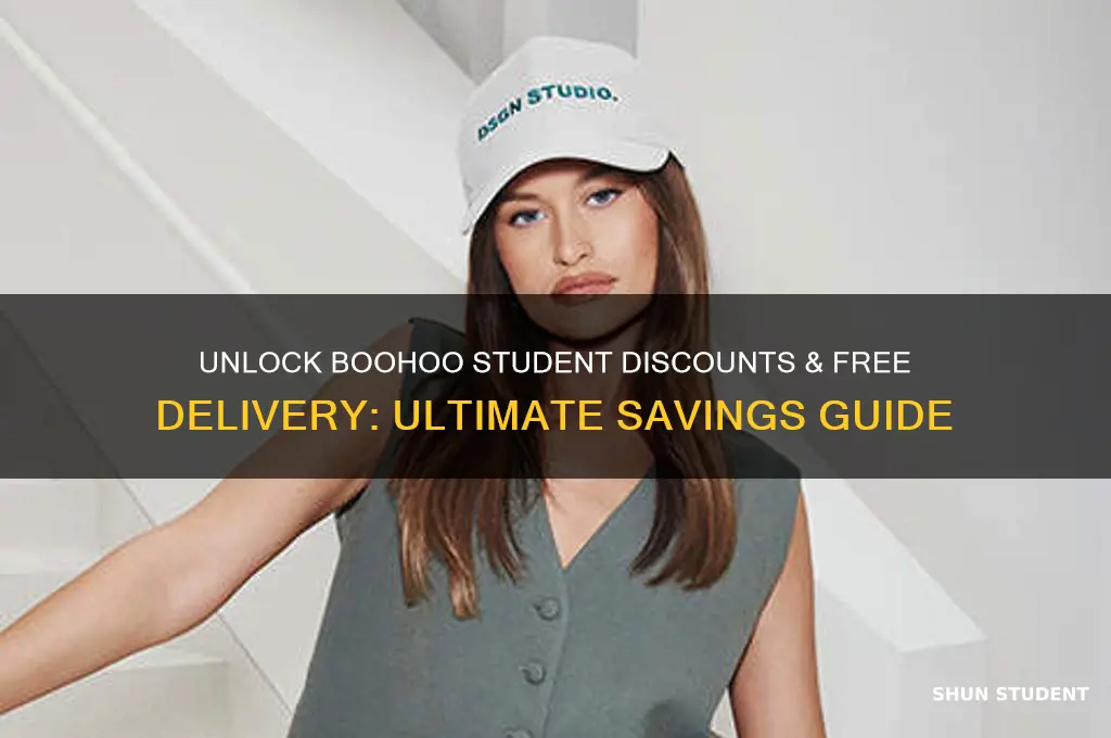 how to get student discount and free delivery on boohoo
