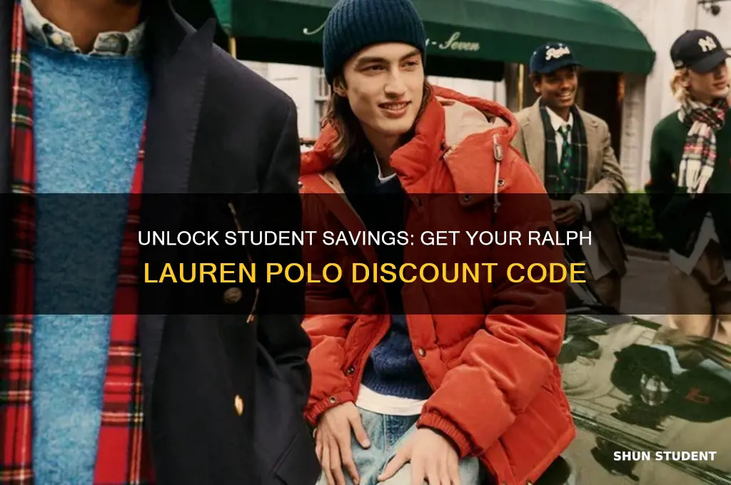 how to get student discount code for ralph lauren polo