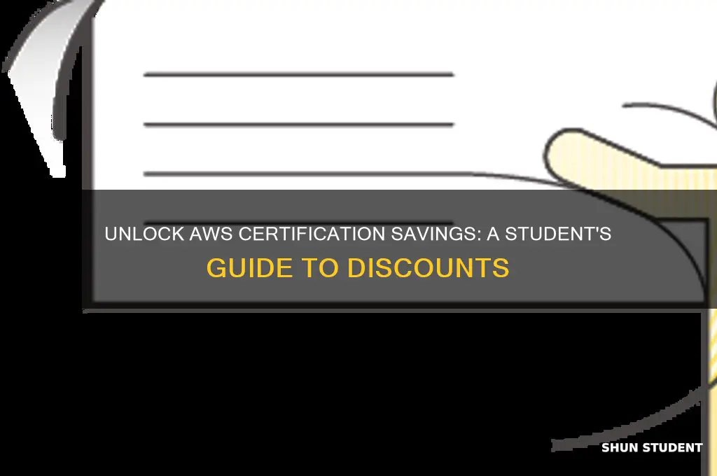 how to get student discount for aws certification