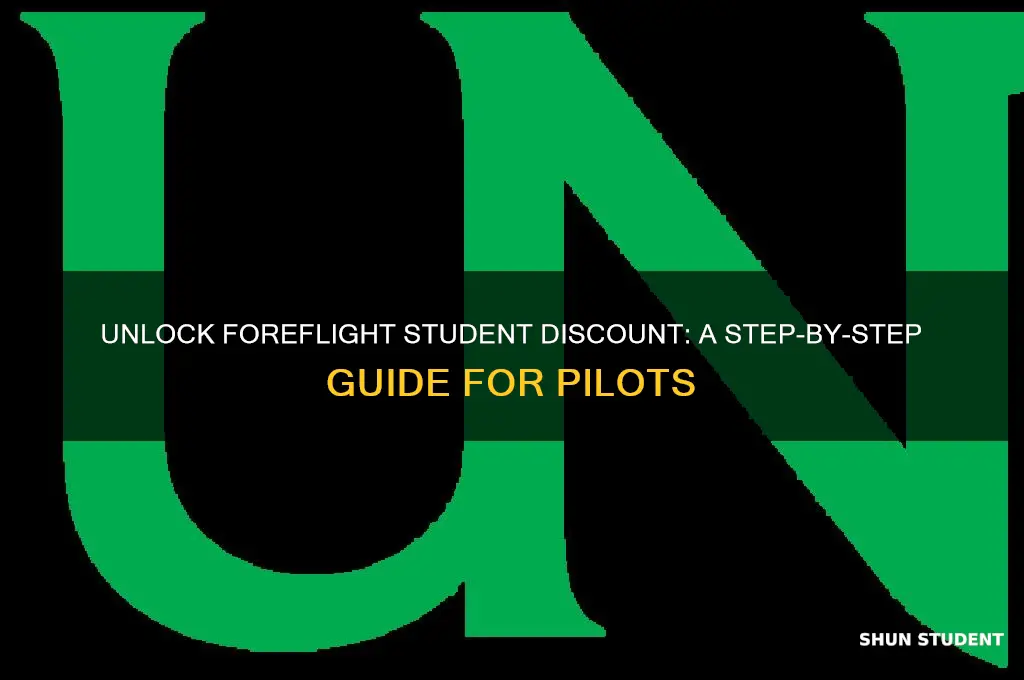 how to get student discount in foreflight