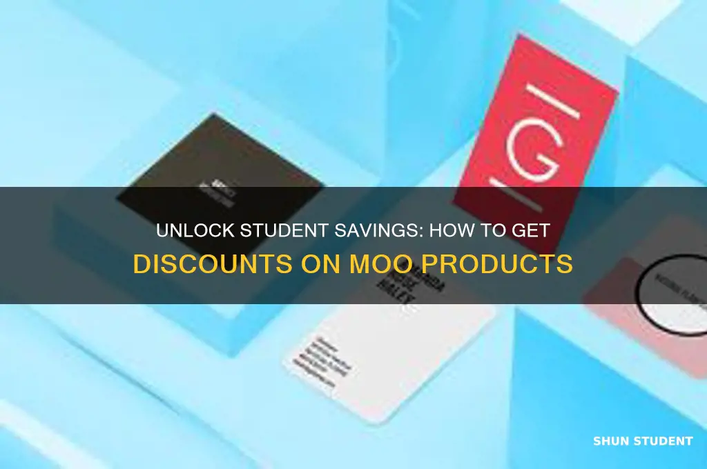 how to get student discount moo