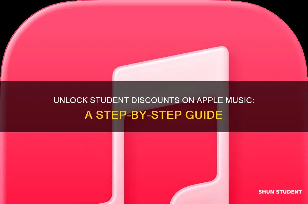 how to get student discount music apple
