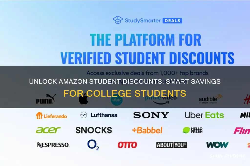 how to get student discount off amazon