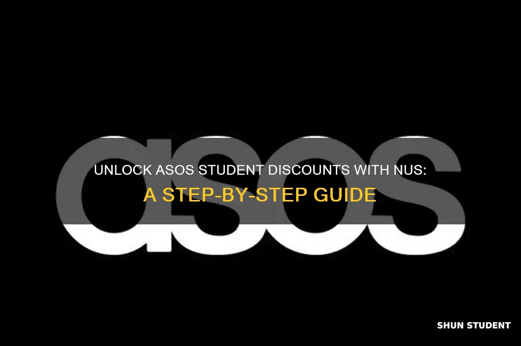 how to get student discount on asos nus